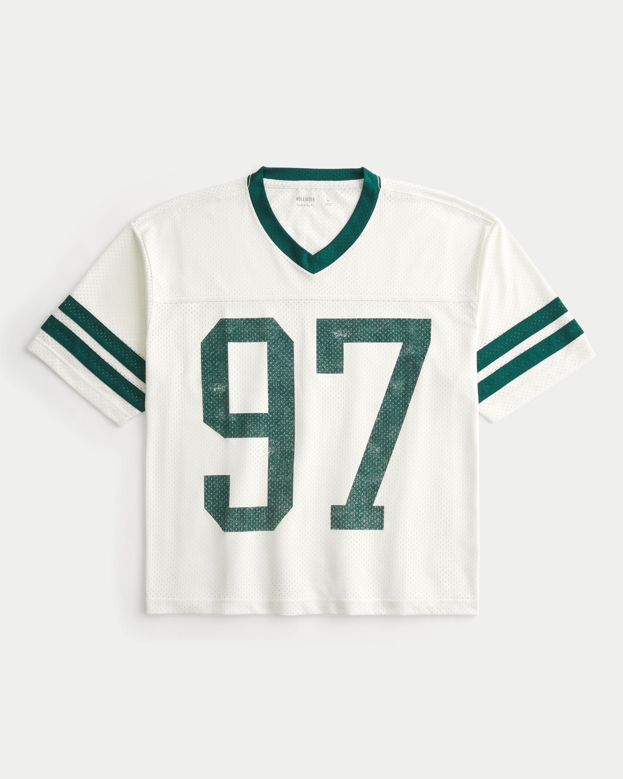 Boxy Crop Athletic Graphic Jersey Product Image