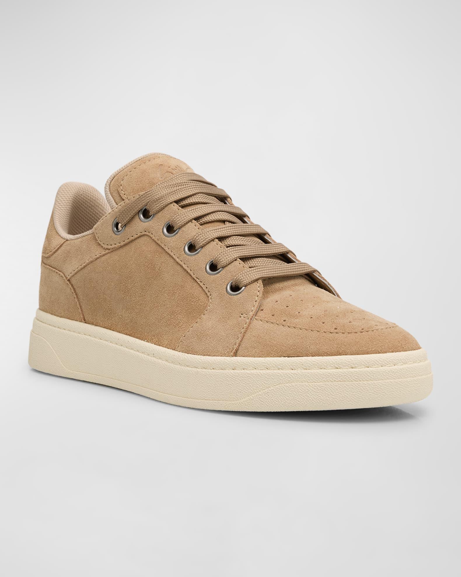 Mens Suede Low-Top Sneakers Product Image