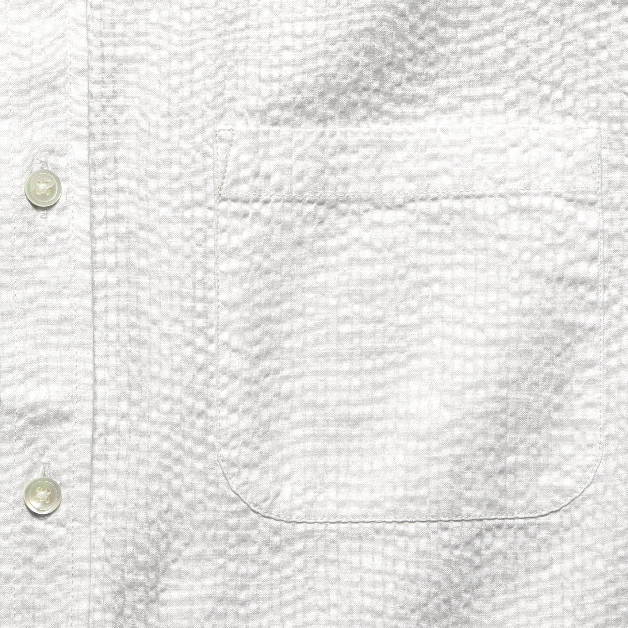 Atlantico Seersucker Shirt - White Product Image