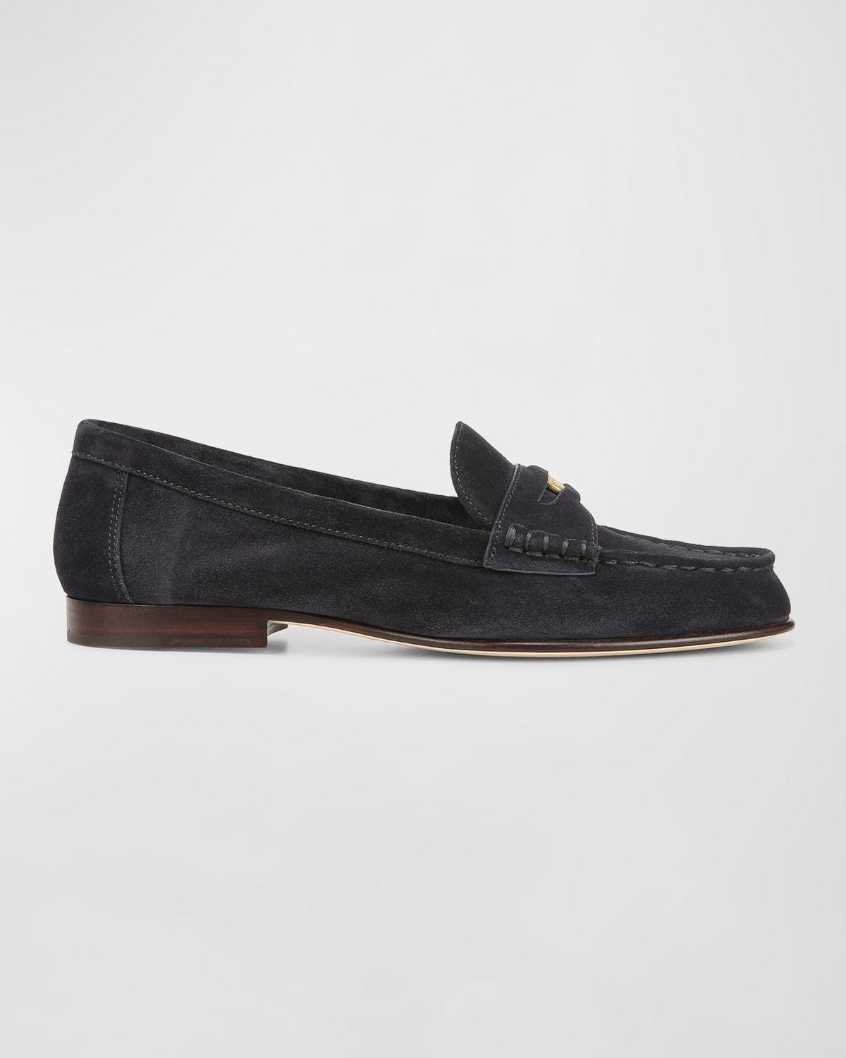 Womens Hazelwood Suede Penny Loafers Product Image