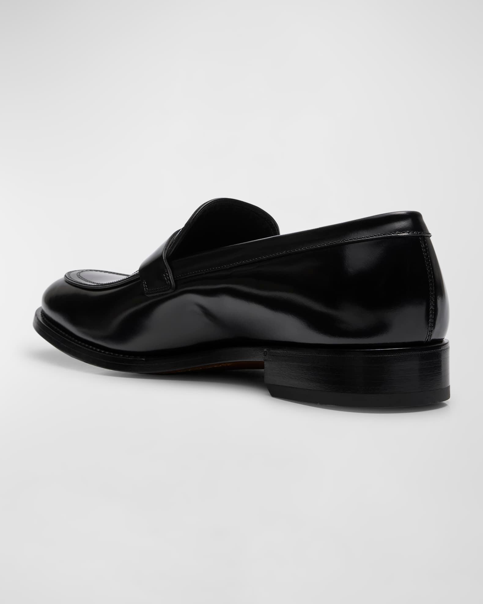 Men's Canada Gancini Leather Penny Loafers Product Image