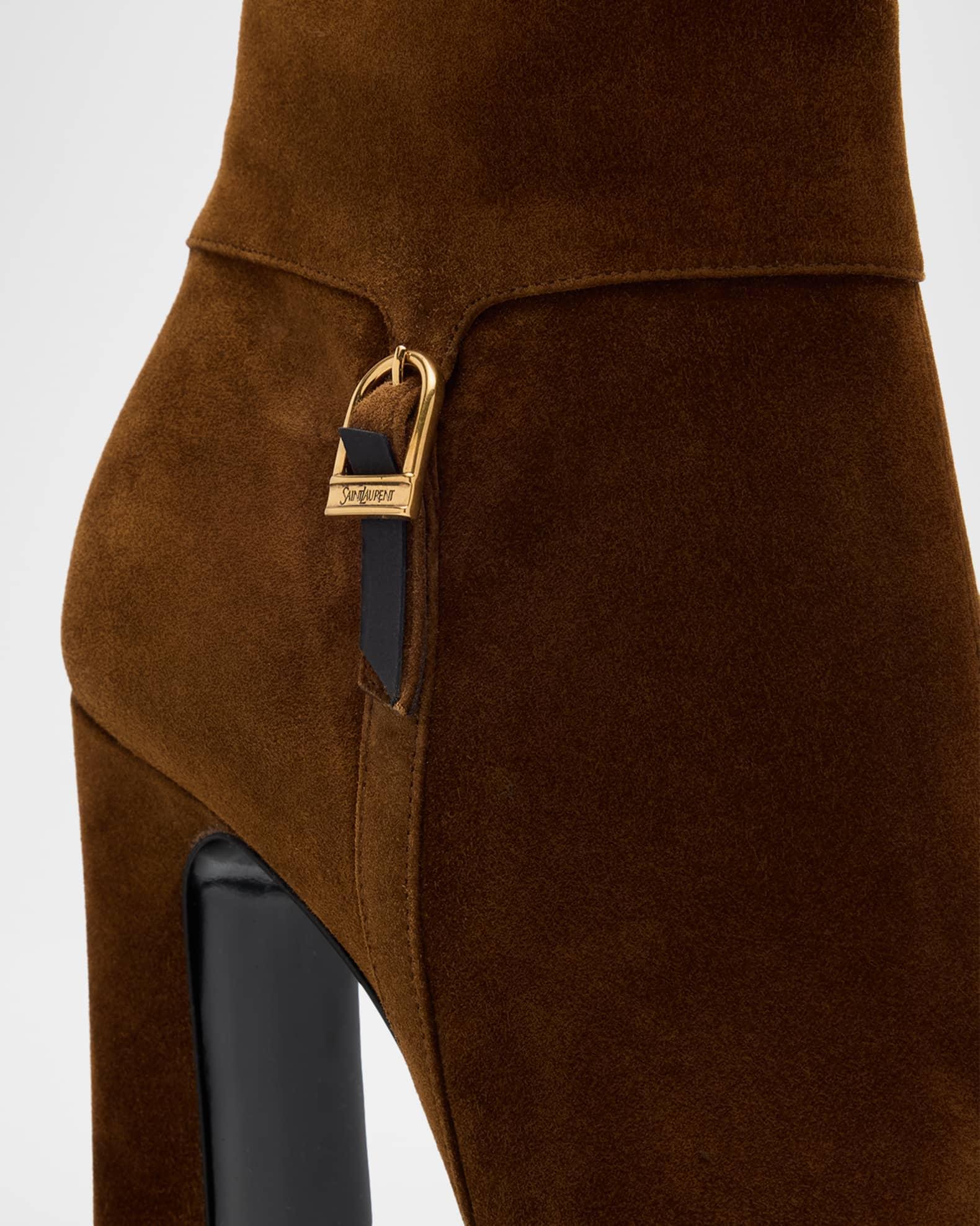 Nico Platform Suede Booties Product Image