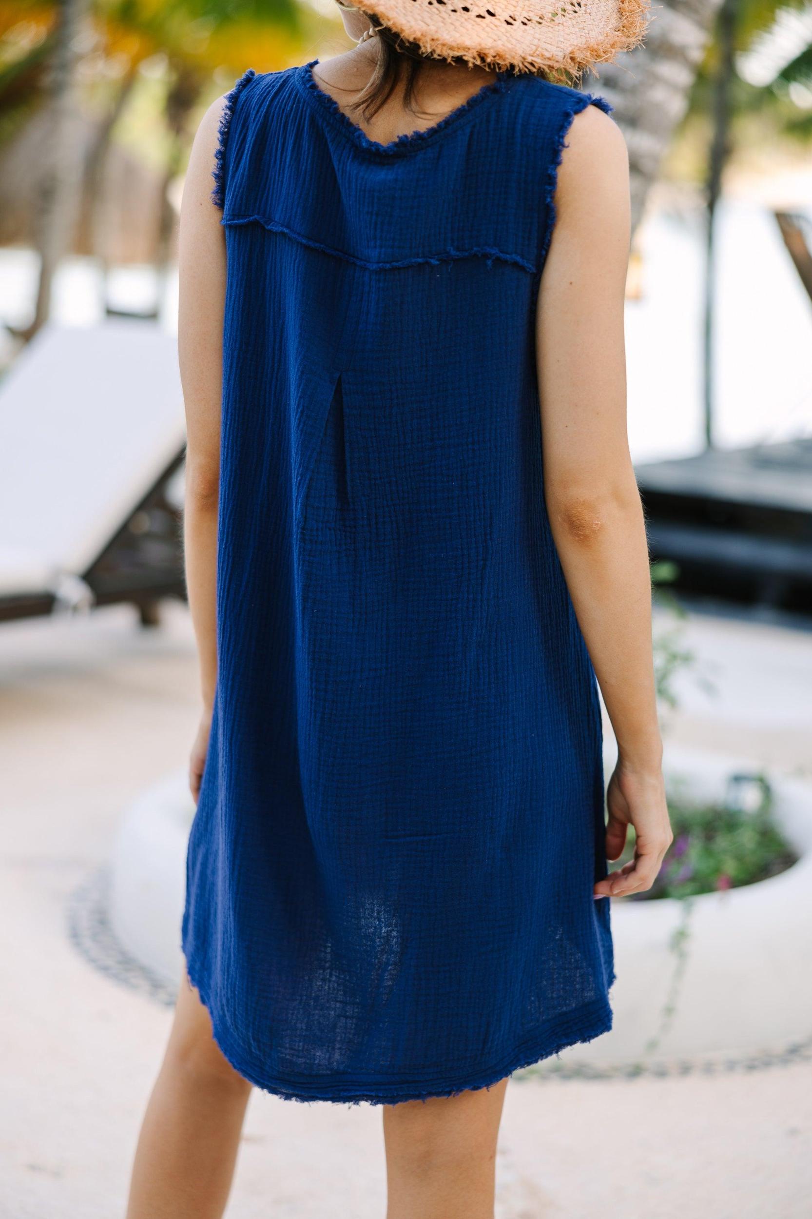 Ready For The Day Navy Blue Dress Female Product Image