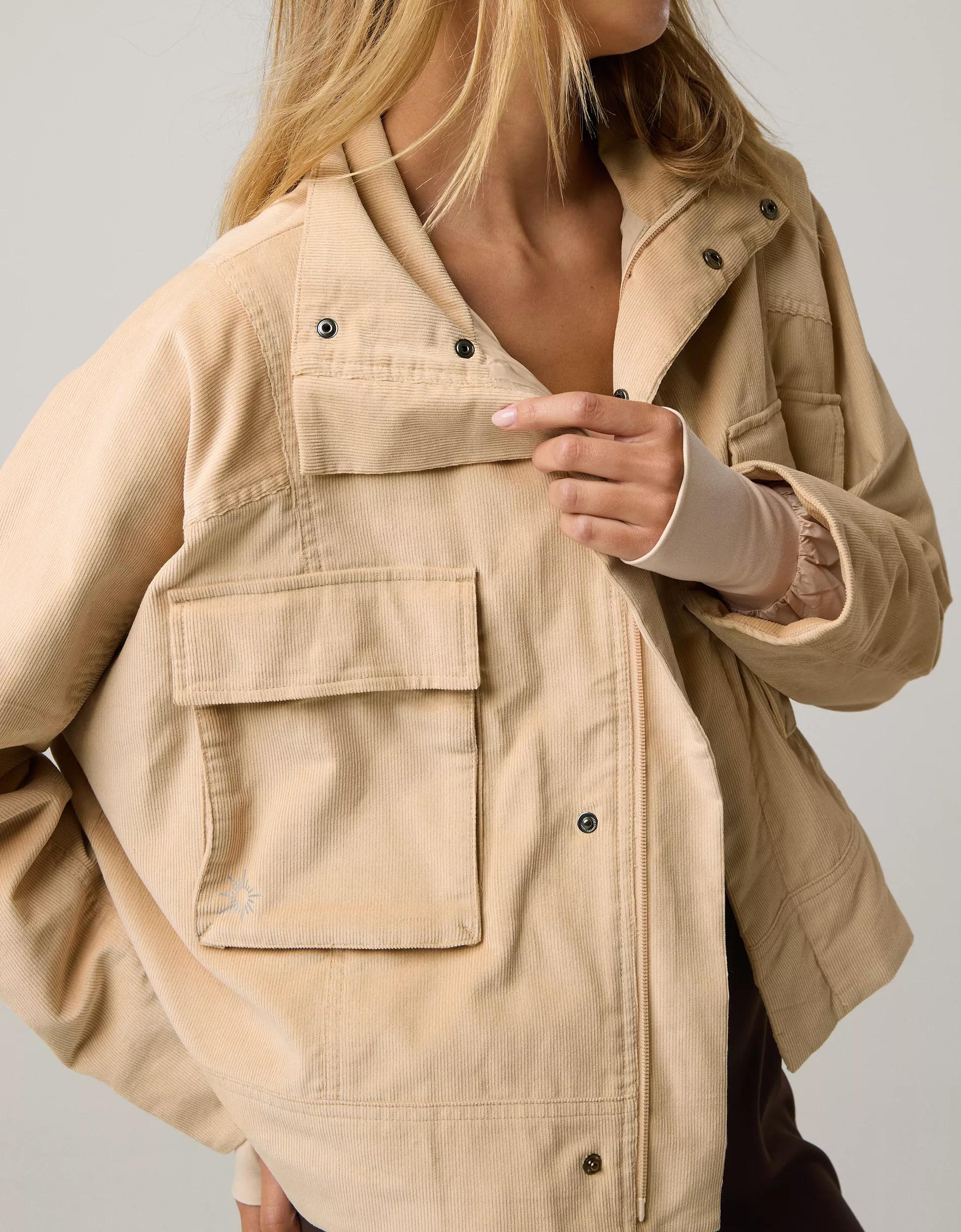 OFFLINE By Aerie Cropped Corduroy Jacket Product Image