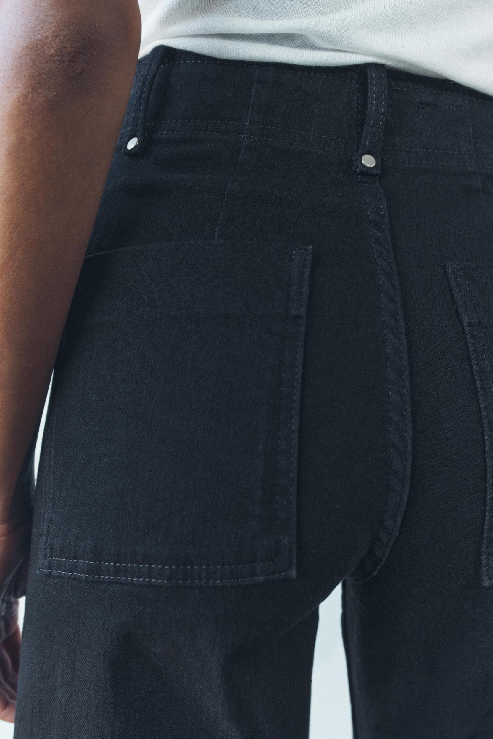 ZW COLLECTION HIGH WAIST WIDE LEG JEANS Product Image