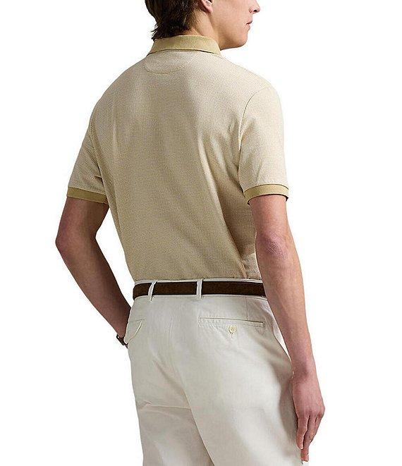 Polo Ralph Lauren Classic Houndstooth Jersey Short Sleeve Polo Shirt Product Image