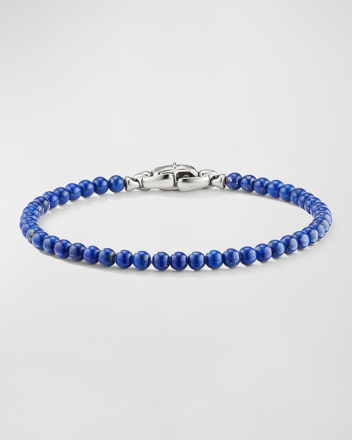 Mens Spiritual Beads Bracelet Lapis - Product Image