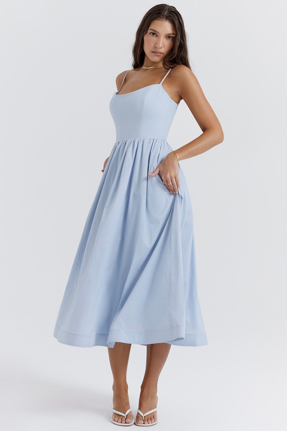Lolita  soft blue corset sundress Product Image