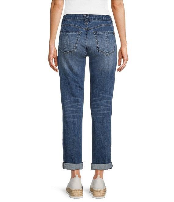 Democracy #double;Ab#double;solution® Wide-Leg Cuffed Hem Girlfriend Jeans Product Image