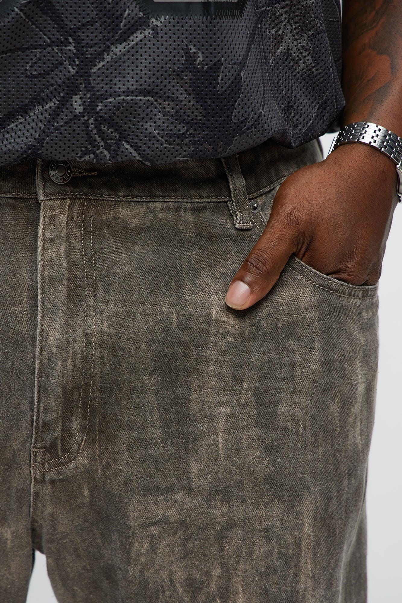 Five Am Straight Jeans - Brown Male Product Image