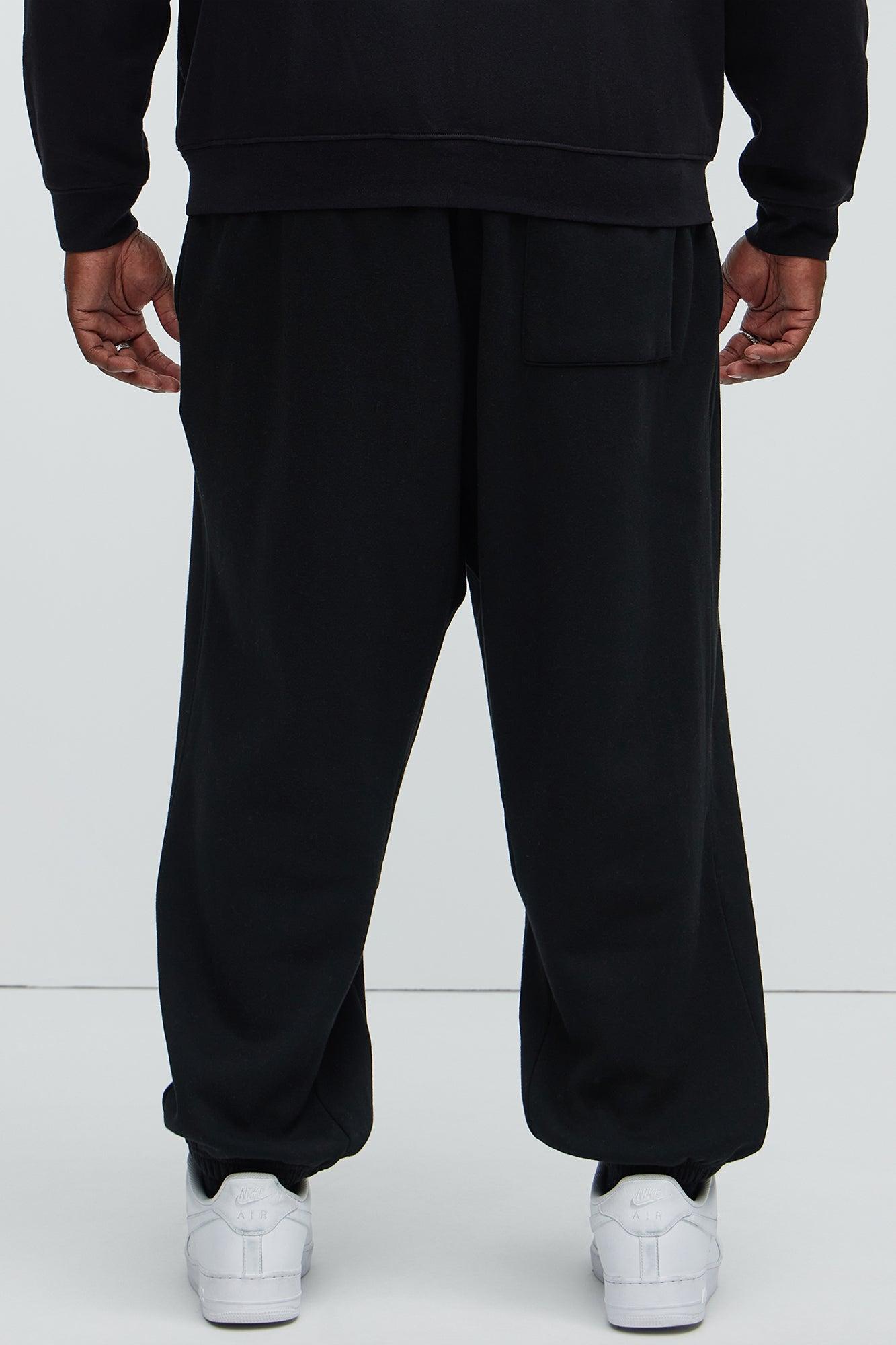 Tyson Relaxed Gusset Jogger - Black Product Image