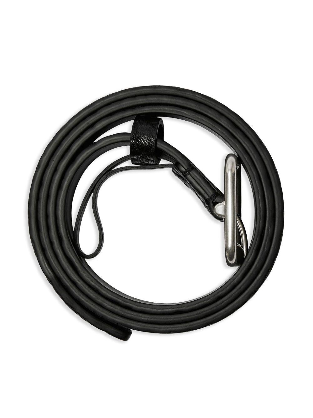 B-buckle leather belt Product Image