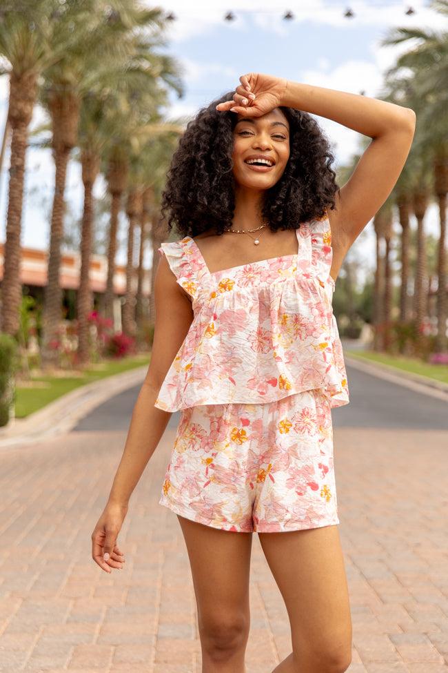 Meadows Call Multi Floral Print Two Piece Set FINAL SALE Product Image