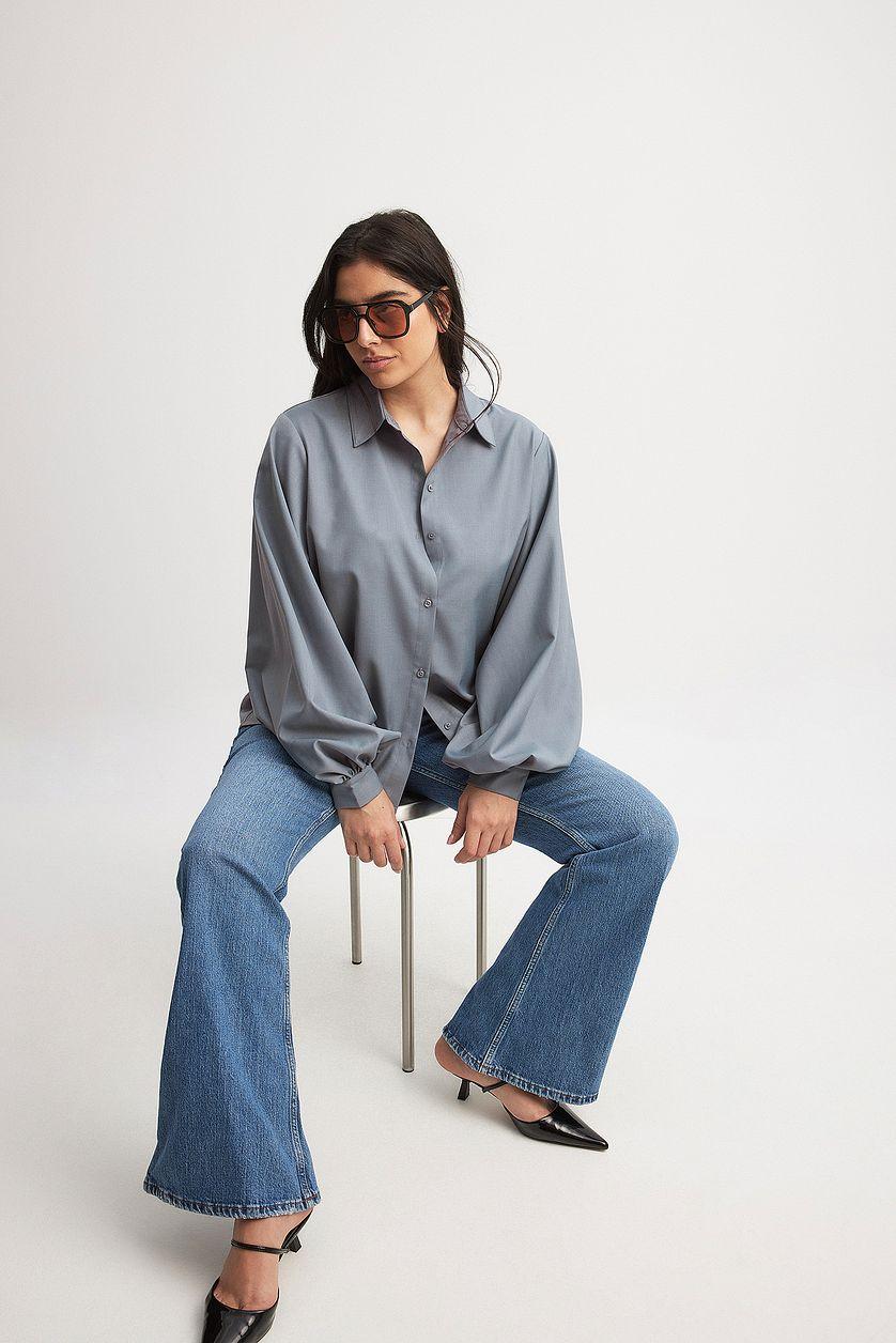 Balloon Sleeve Blouse Product Image