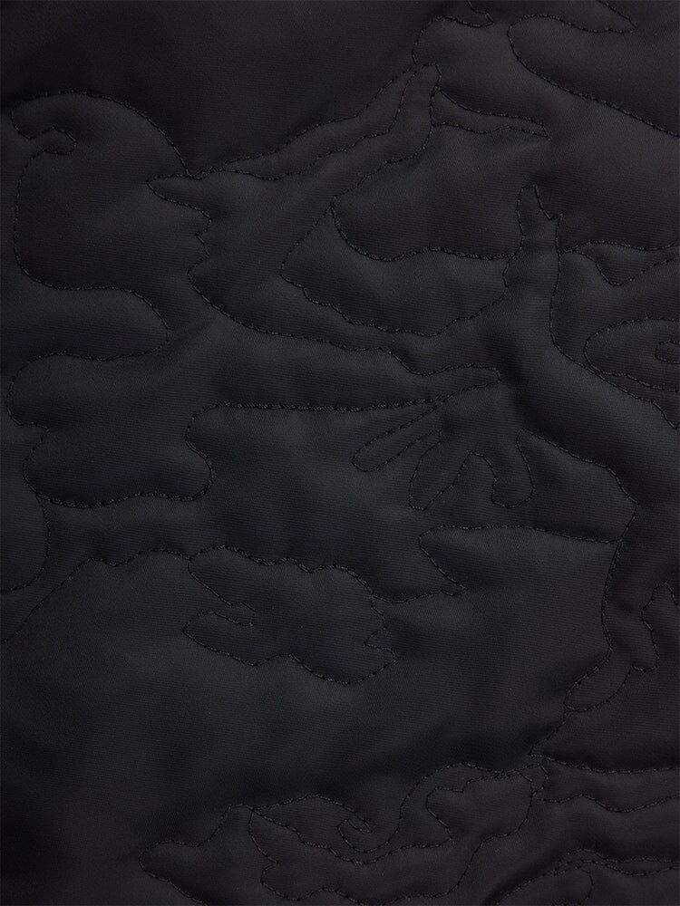 CAMO QUILTED MA-1 BOMBER JACKET BLACK Male Product Image