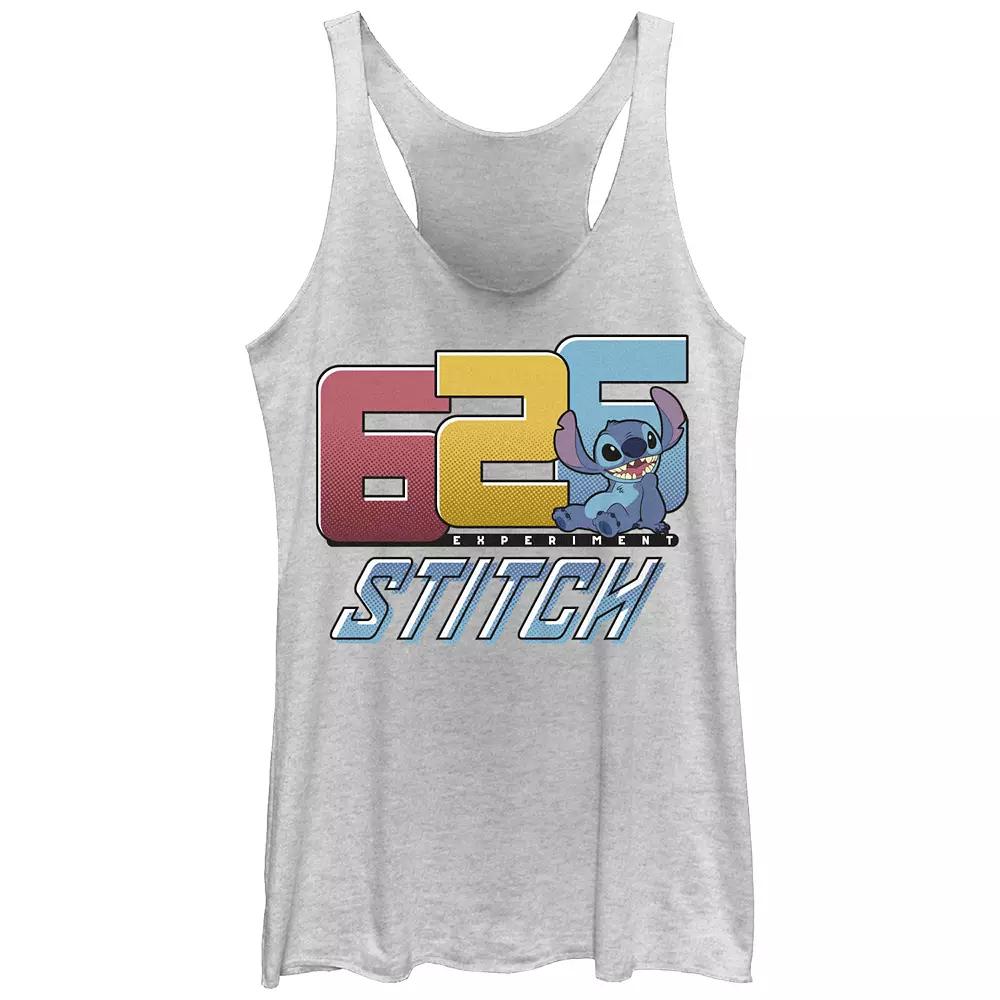 Disney's Lilo & Stitch Women's Experiment 626 Stitch Tri-Blend Racerback Tank Top, Girl's,  Product Image