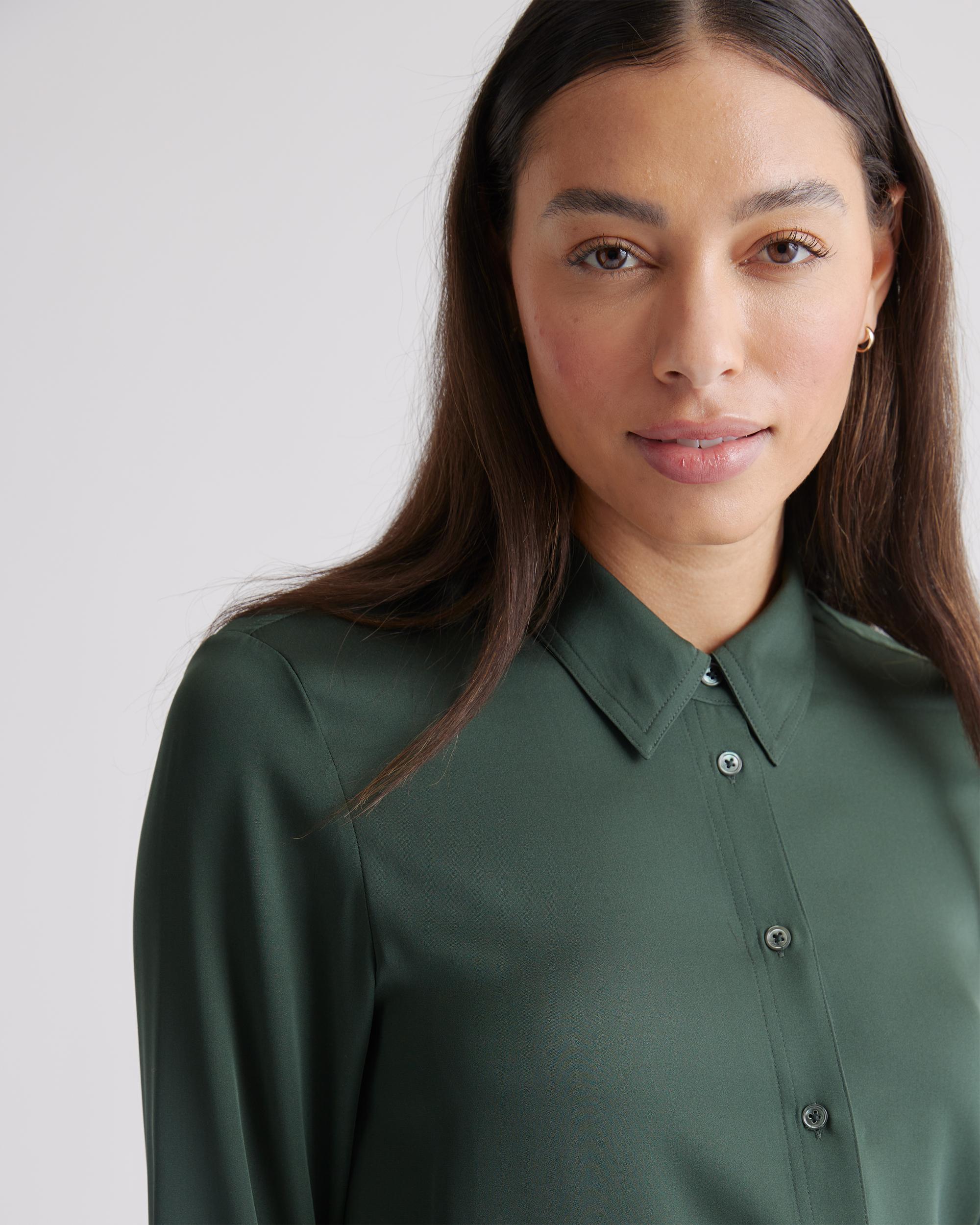 Quince | Women's Washable Stretch Silk Blouse Size XS Product Image