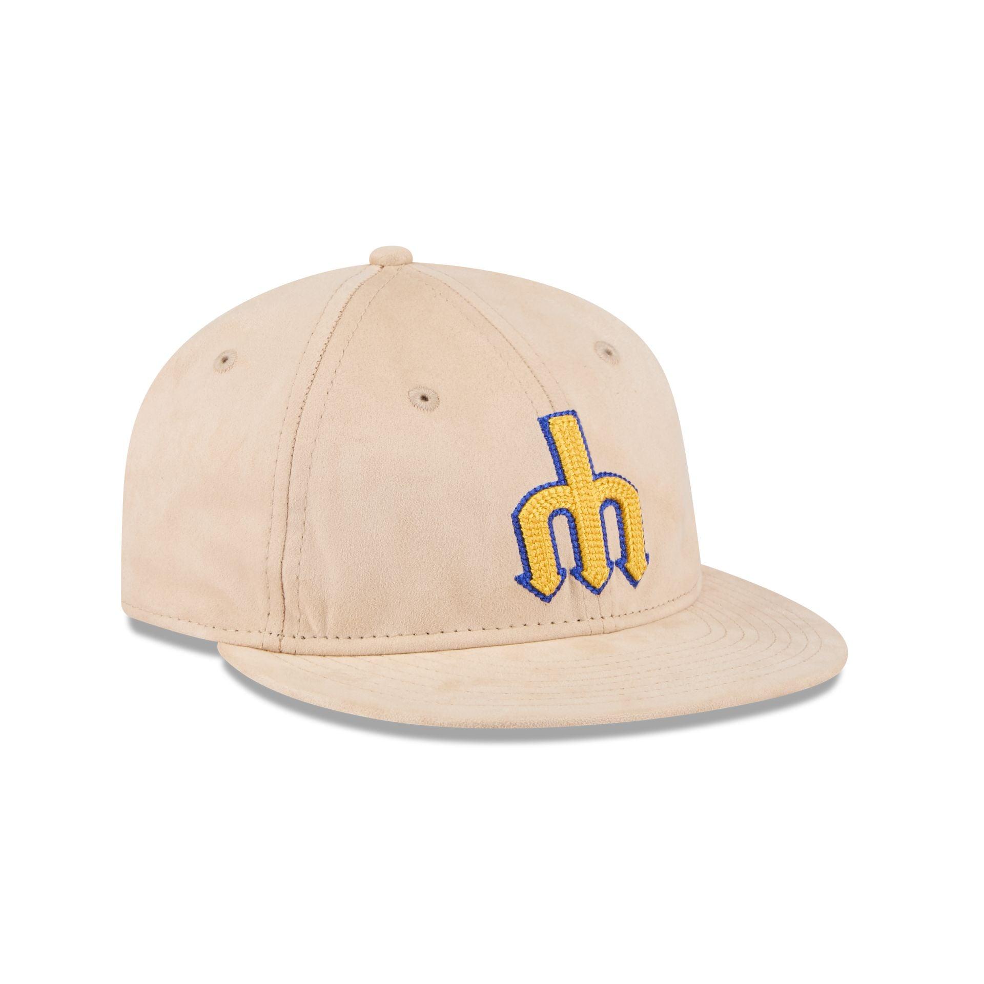 Seattle Mariners Stone Suede Retro Crown 9FIFTY Snapback Hat Male Product Image