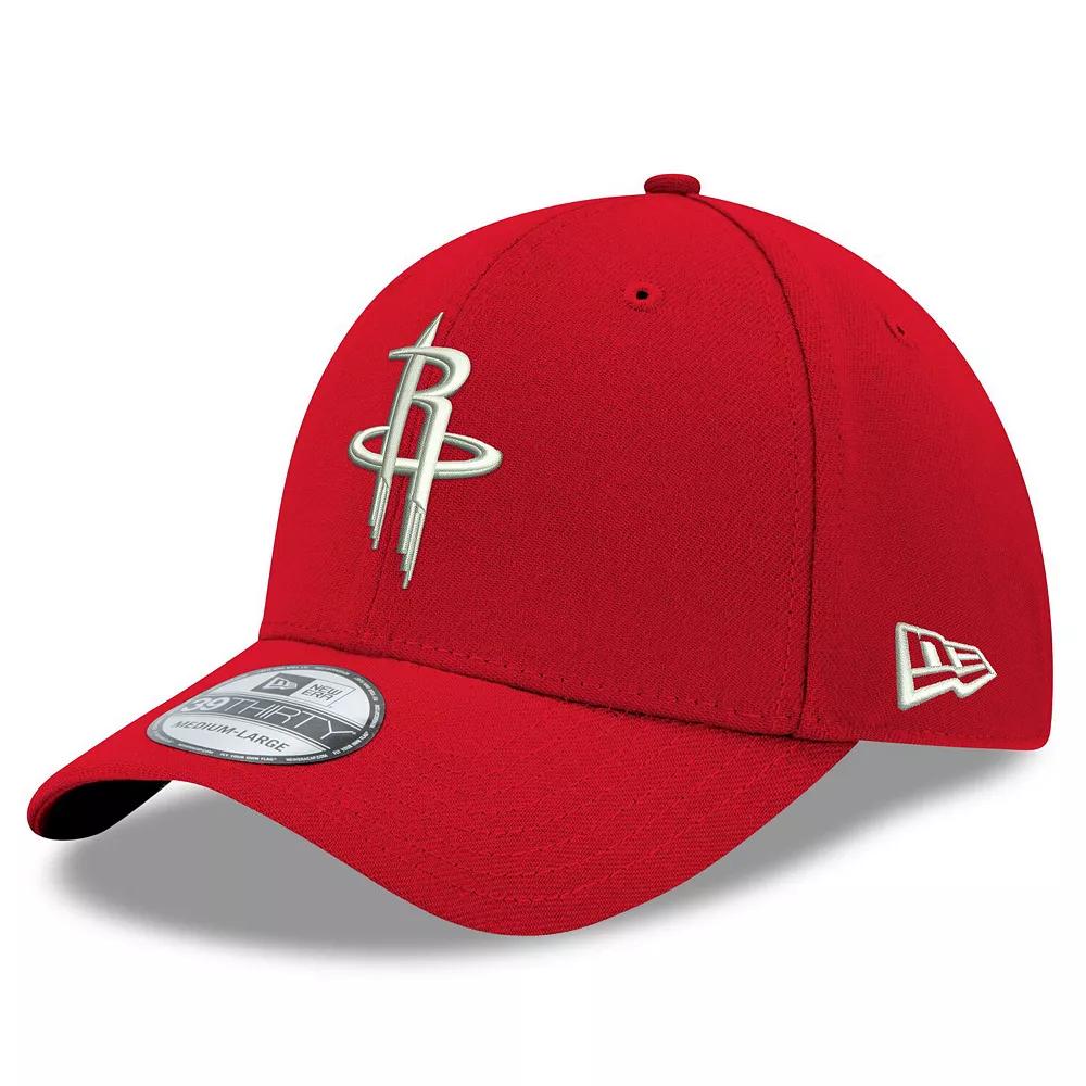 Men's New Era Red Houston Rockets Team Classic 39THIRTY Flex Hat, Size: Medium/Large Product Image