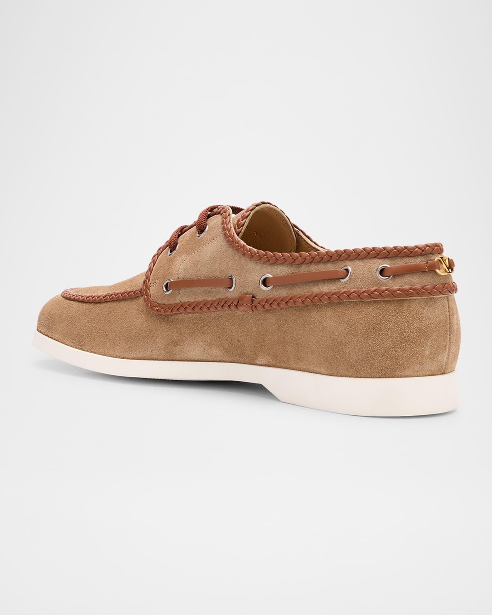 Men's Leather Boat Shoes Product Image