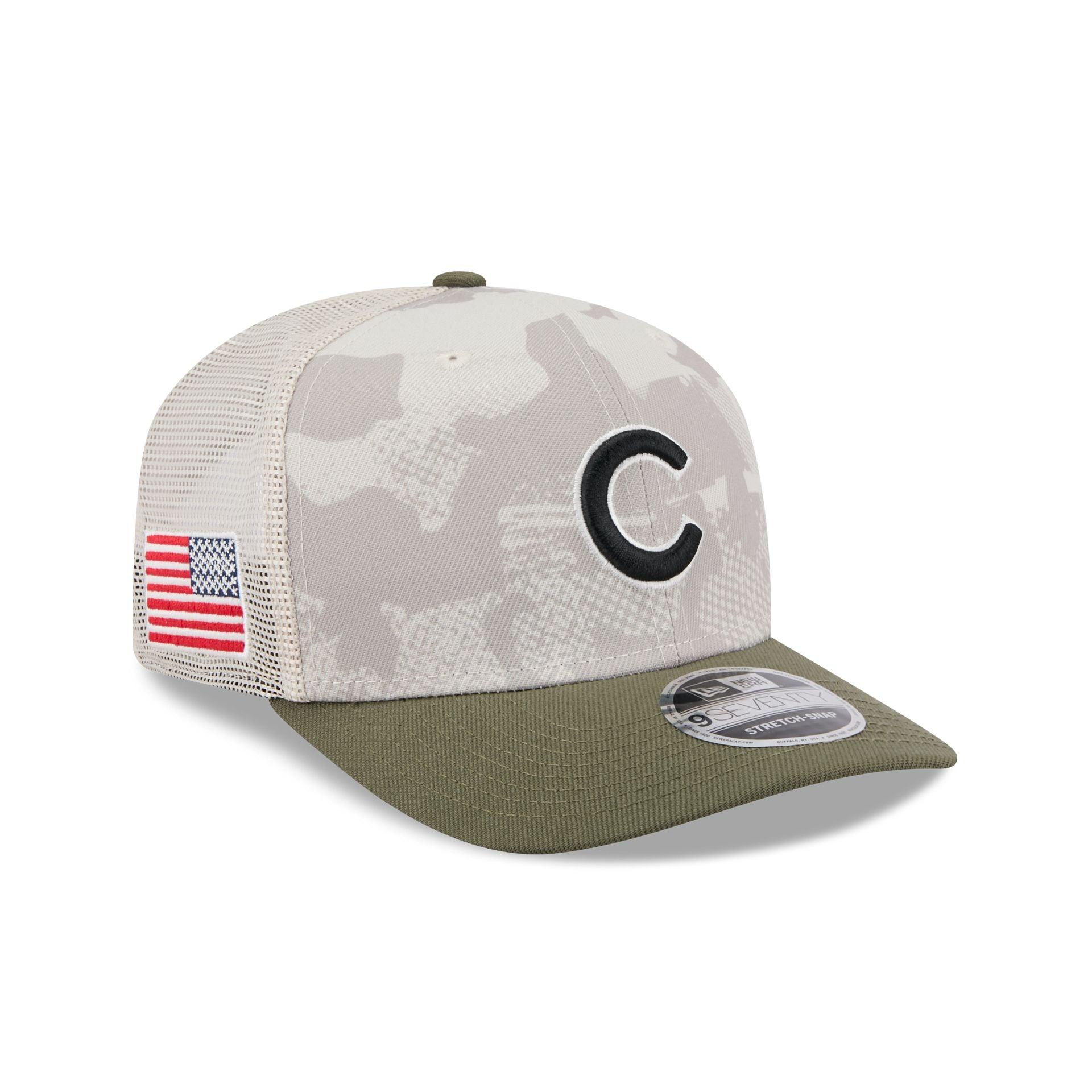 Chicago Cubs Armed Forces Day 2025 9SEVENTY Trucker Hat Male Product Image
