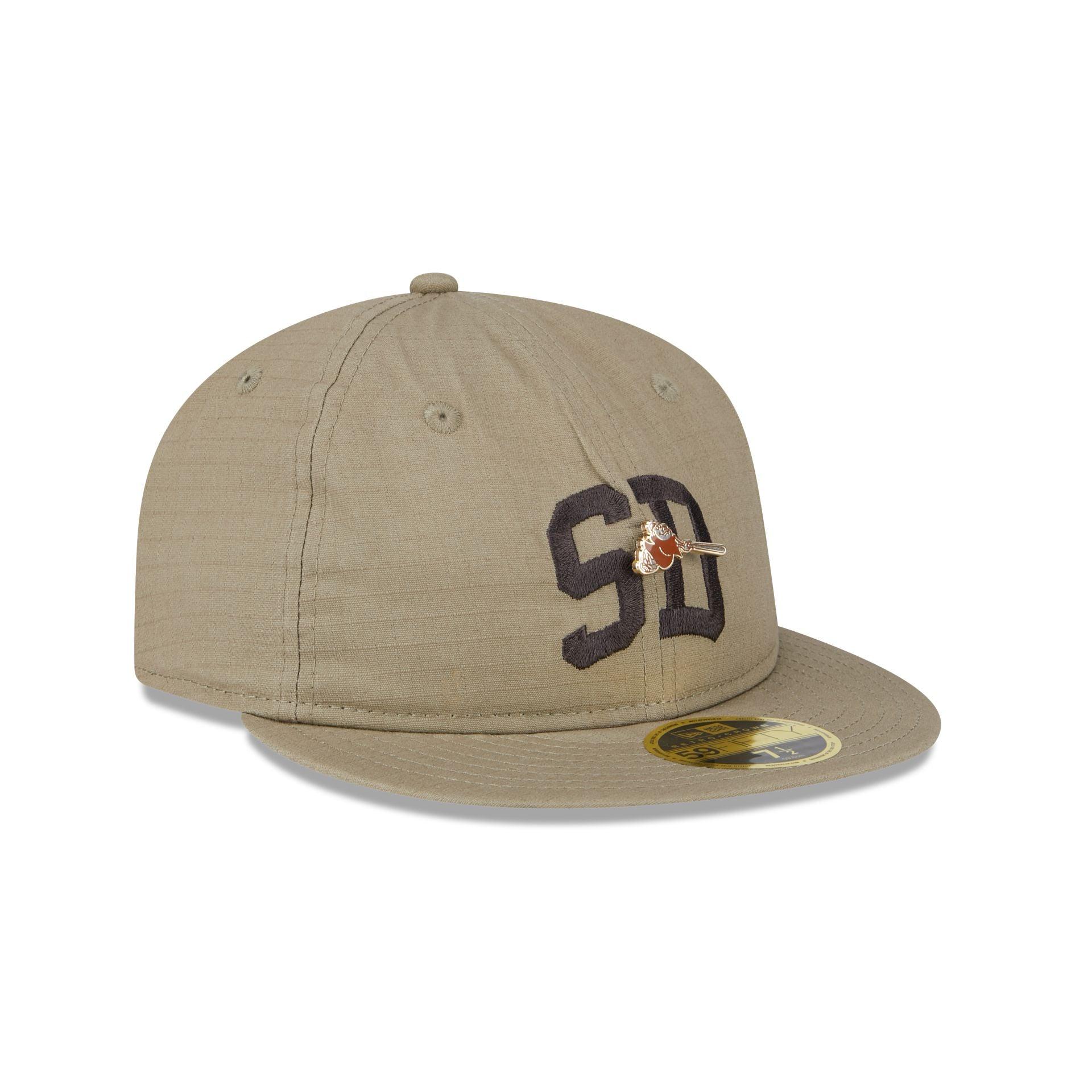 San Diego Padres Logo Pin Retro Crown 59FIFTY Fitted Hat Male Product Image