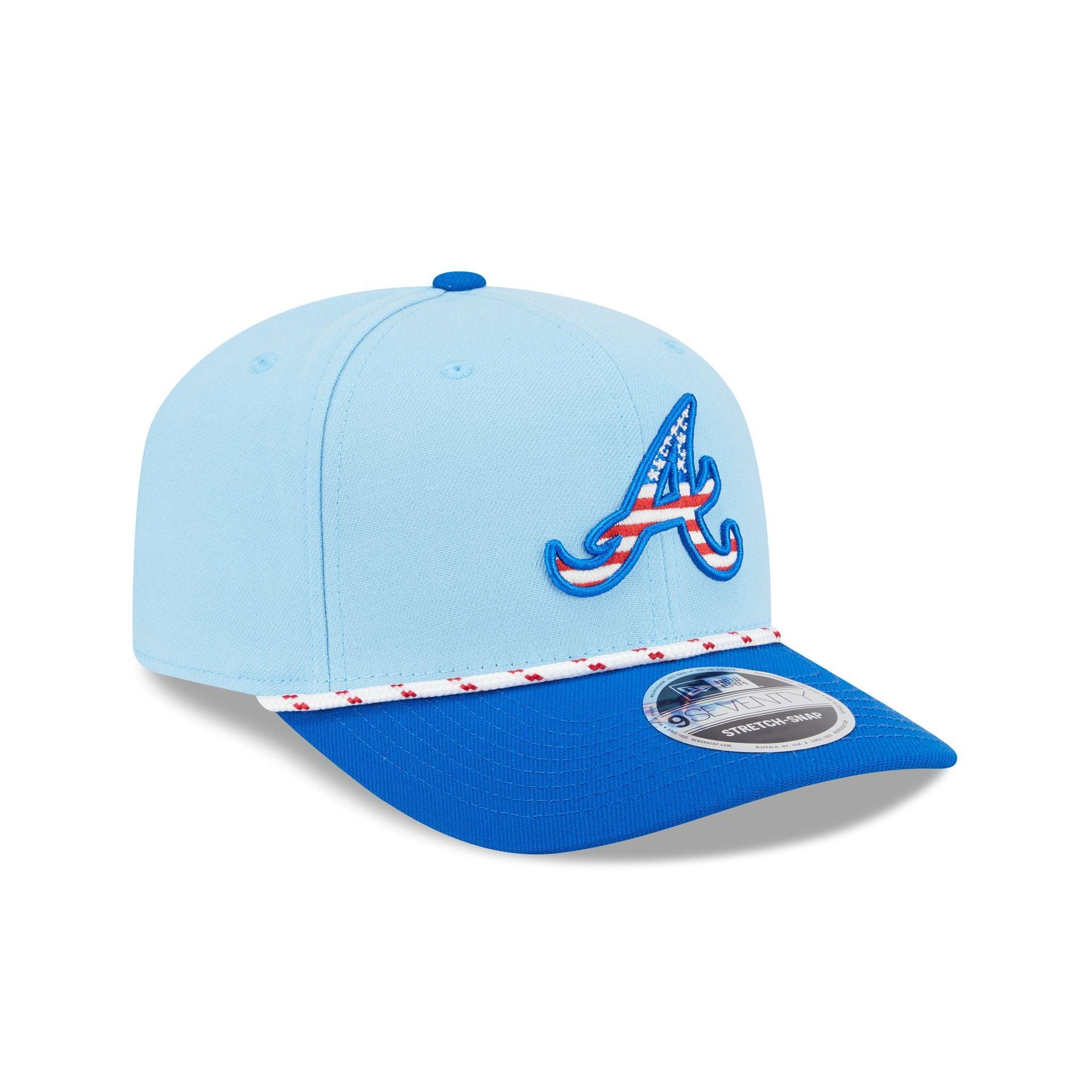 Atlanta Braves Independence Day 2025 9SEVENTY Stretch-Snap Hat Male Product Image