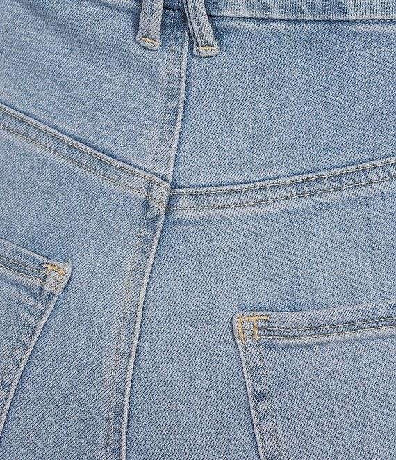 Good American Plus Good Waist Palazzo Light Compression High Rise Crop Jeans Product Image