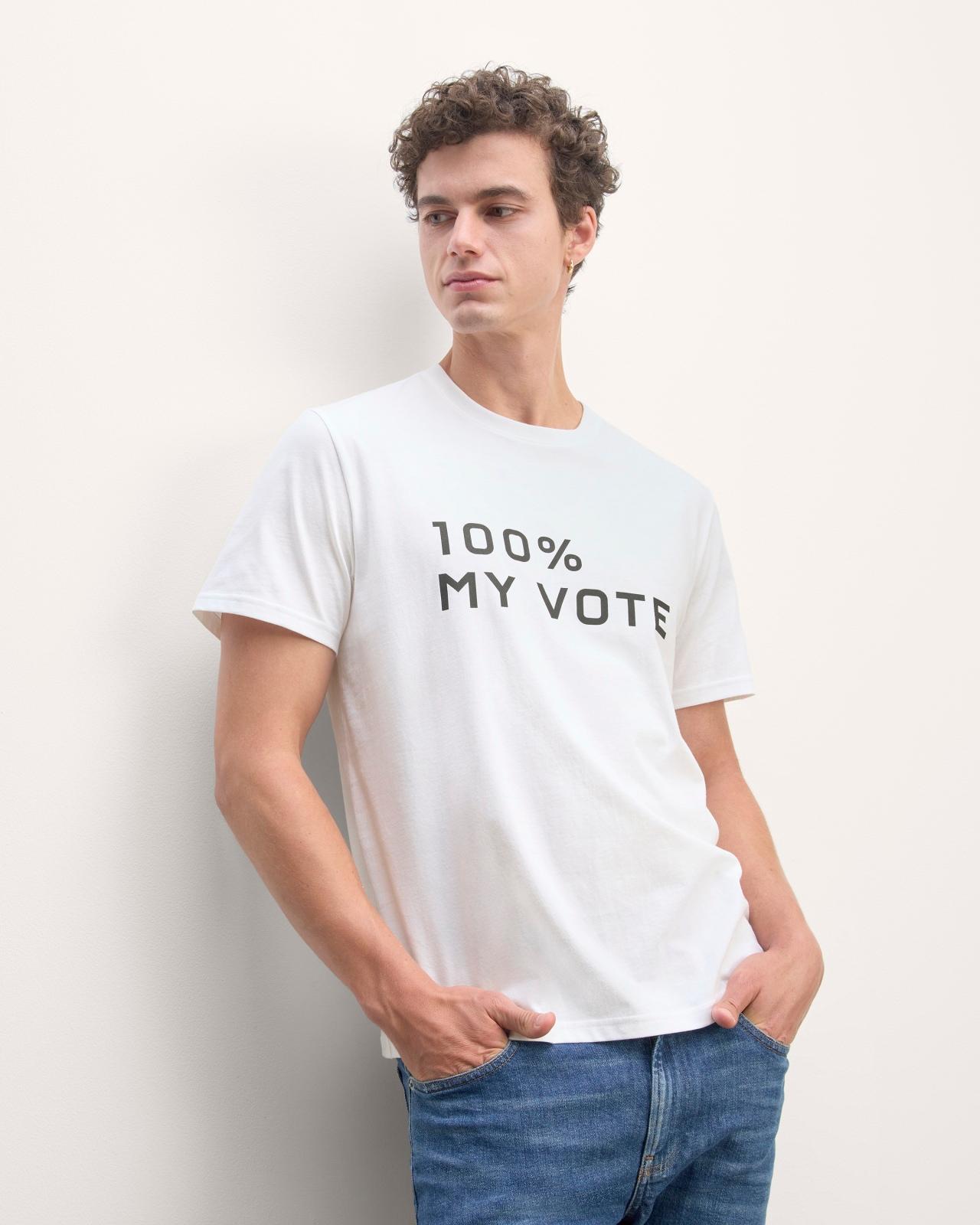Mens Voter Crew in Essential Cotton T-Shirt by Everlane Product Image