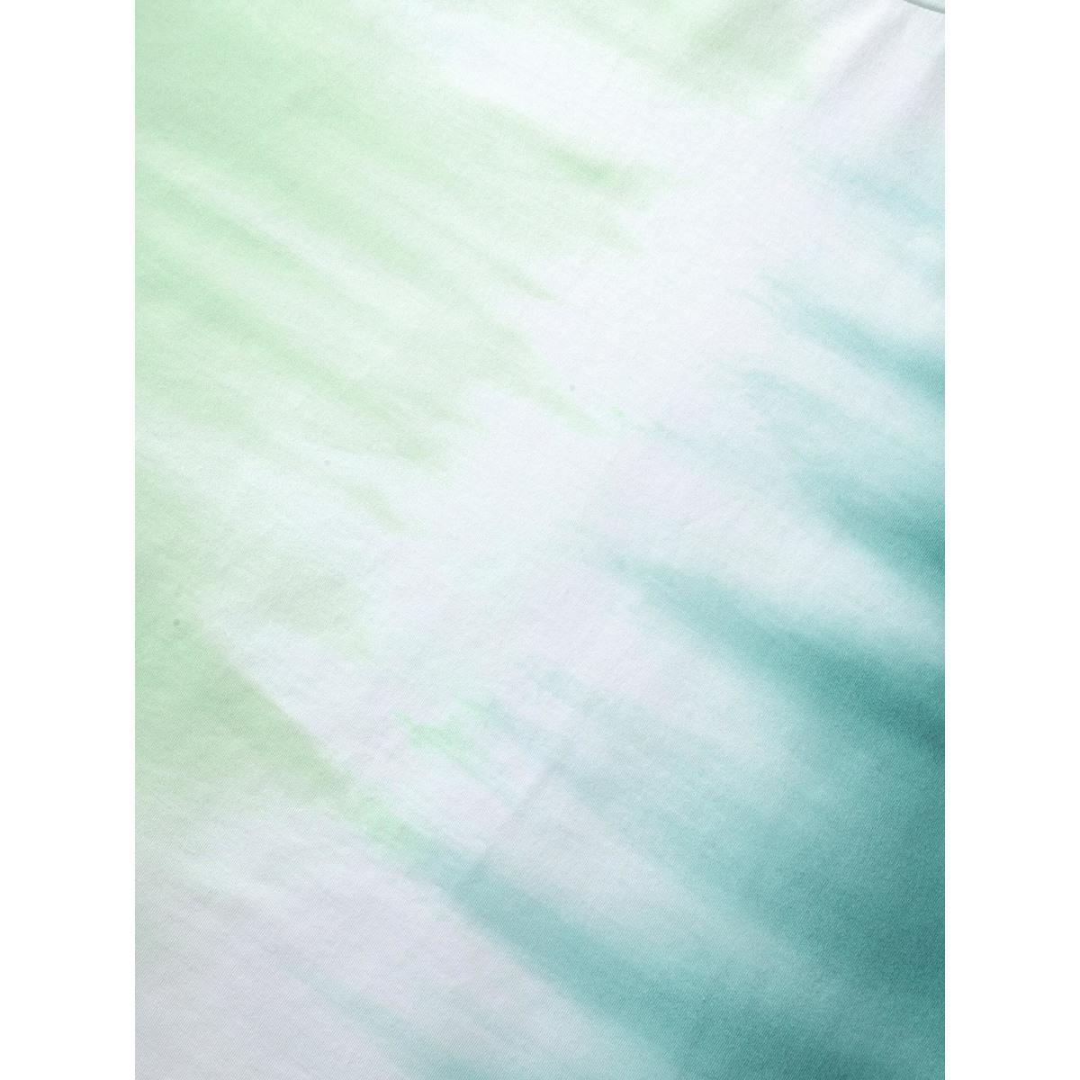 Plus Size Tie-Dye Round Neck T-Shirt Multicolor Women Non Round Neck Everyday-Casual T-shirts BloomChic 30/6X Product Image