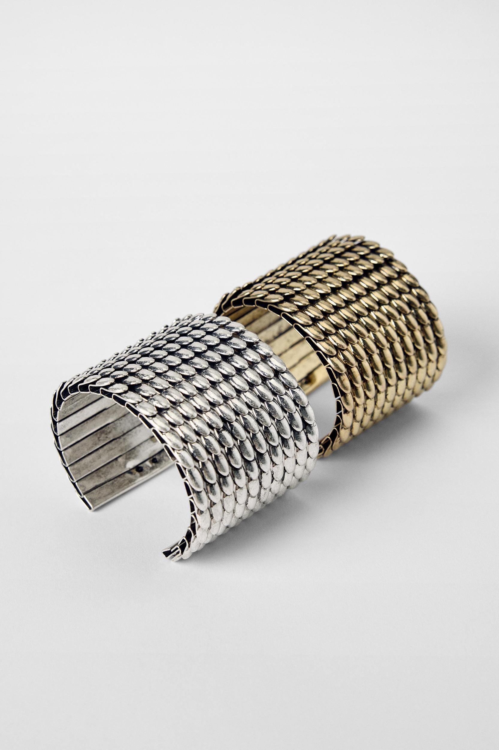 2-PACK OF TEXTURED BRACELETS KATE MOSS X ZARA Product Image