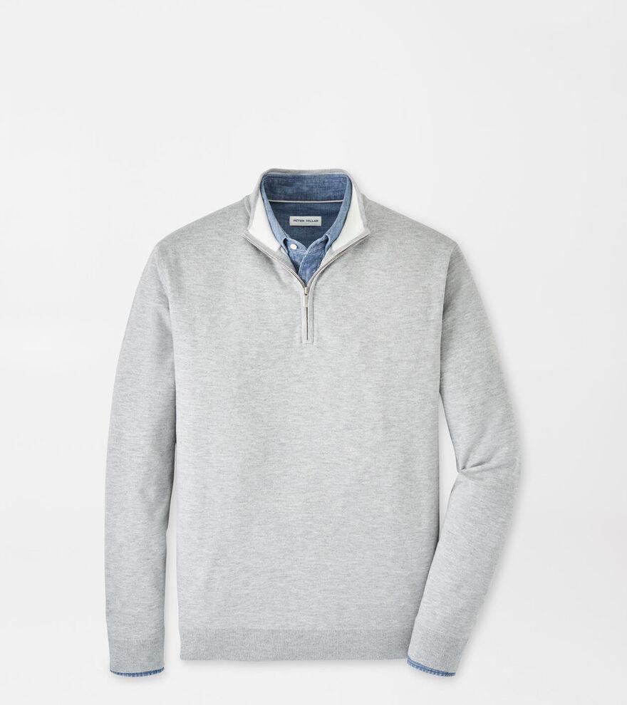 Coolspun Cotton Quarter-Zip Sweater Product Image
