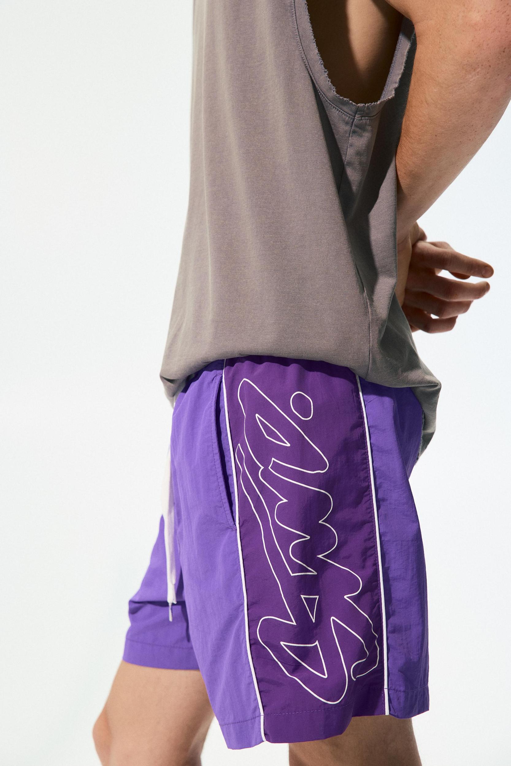 STWD board shorts with side stripes Product Image