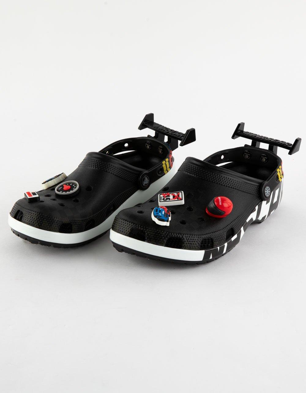 CROCS x NASCAR Classic Clogs - BLACK COMBO Product Image