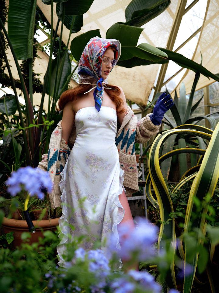 Marisa Midi Dress — Blue Product Image