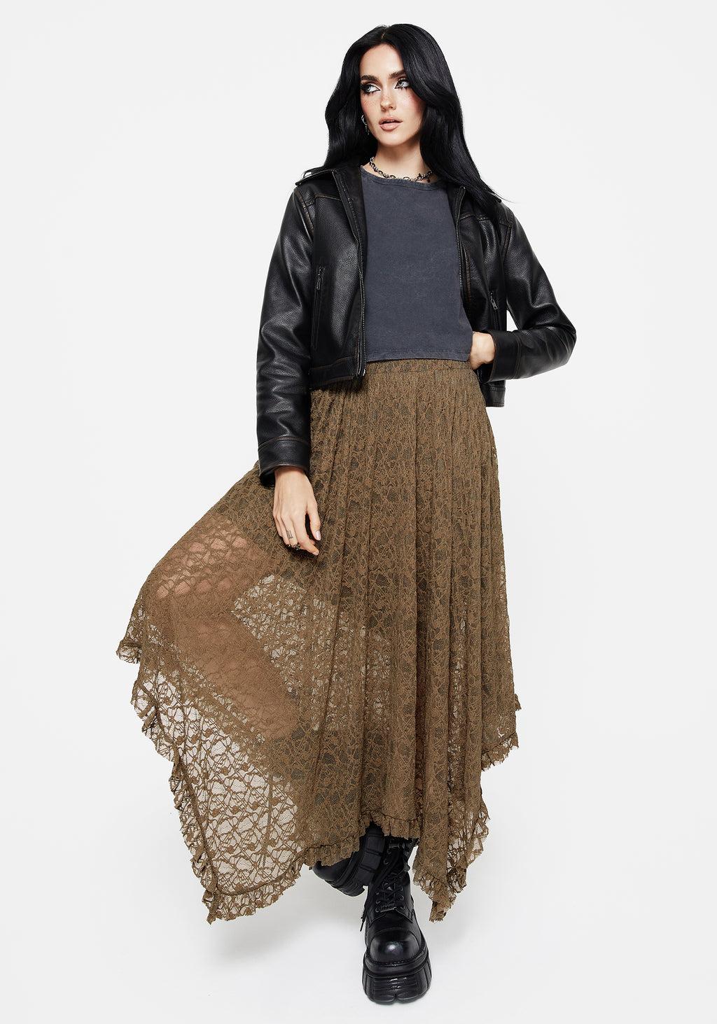 Foxglove Cotton Embroidered Boxy Crop Tee Product Image