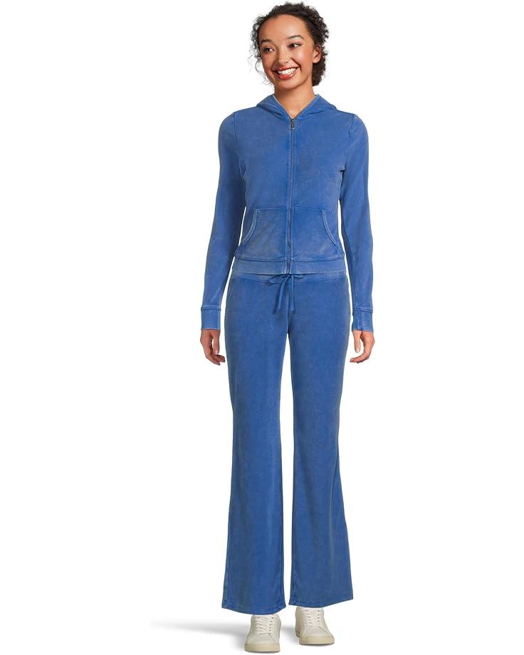 Luxe Velour Juicy Hoodie with Back Bling Product Image