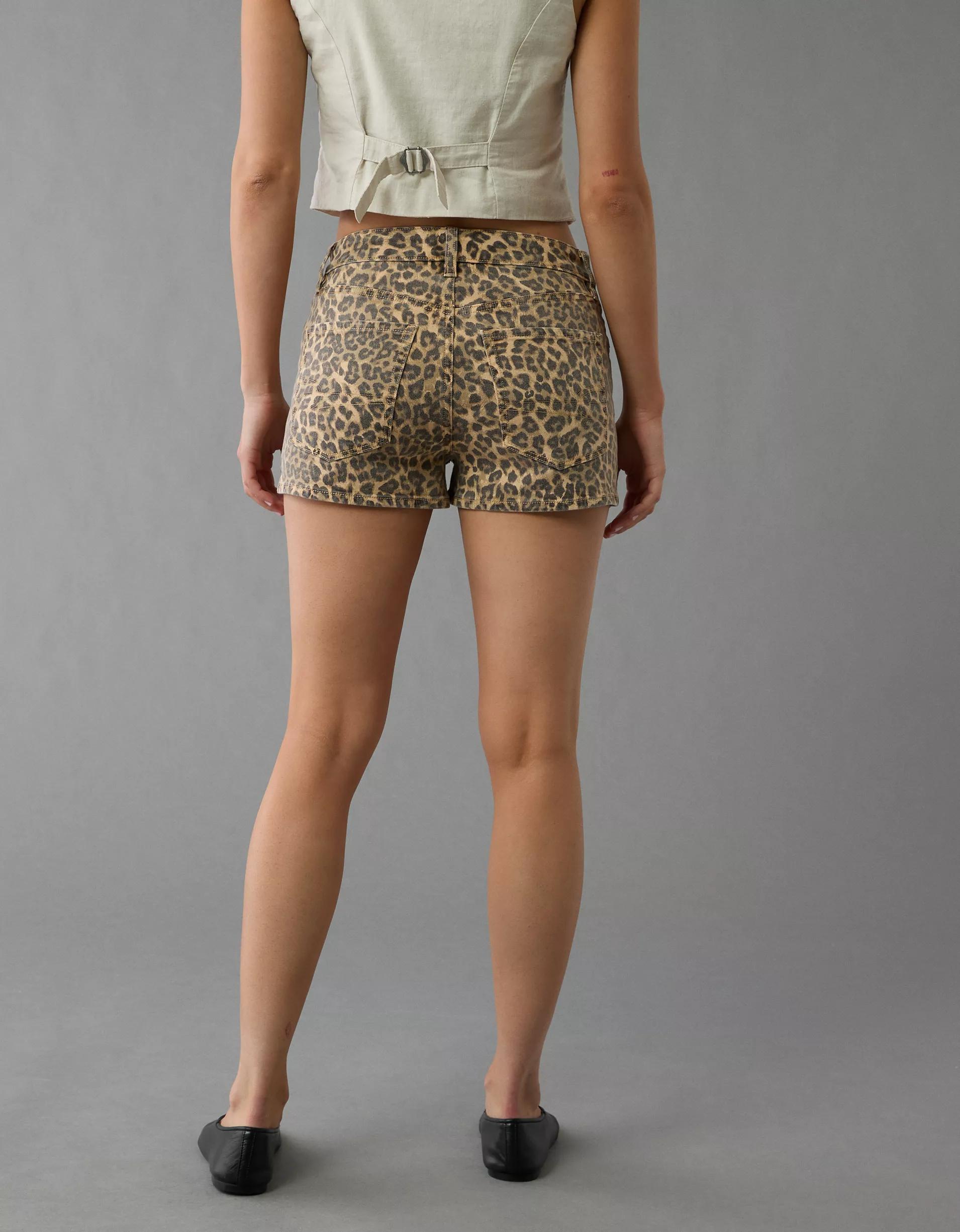 AE Stretch Leopard Perfect Shortie Product Image