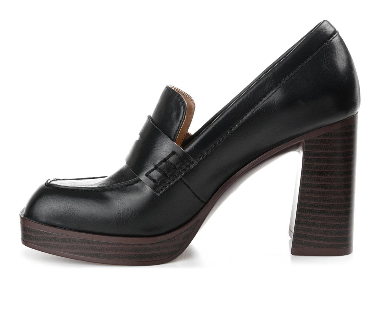Women's Journee Collection Ezzey Block Heel Platform Loafers Product Image