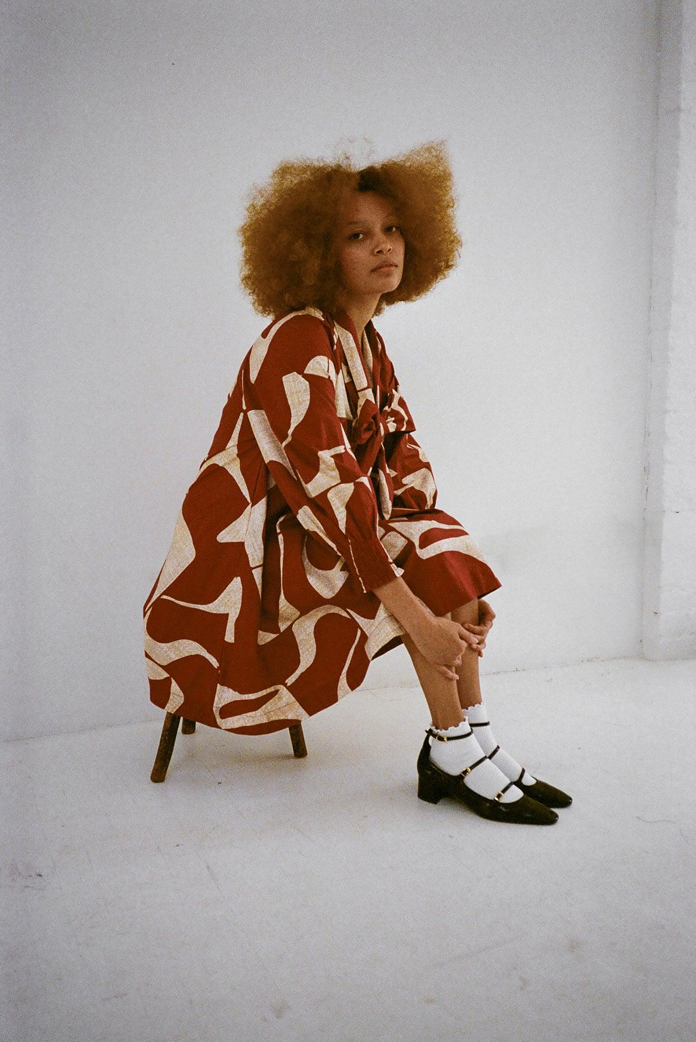 Vee Dress - Deco Sky Product Image