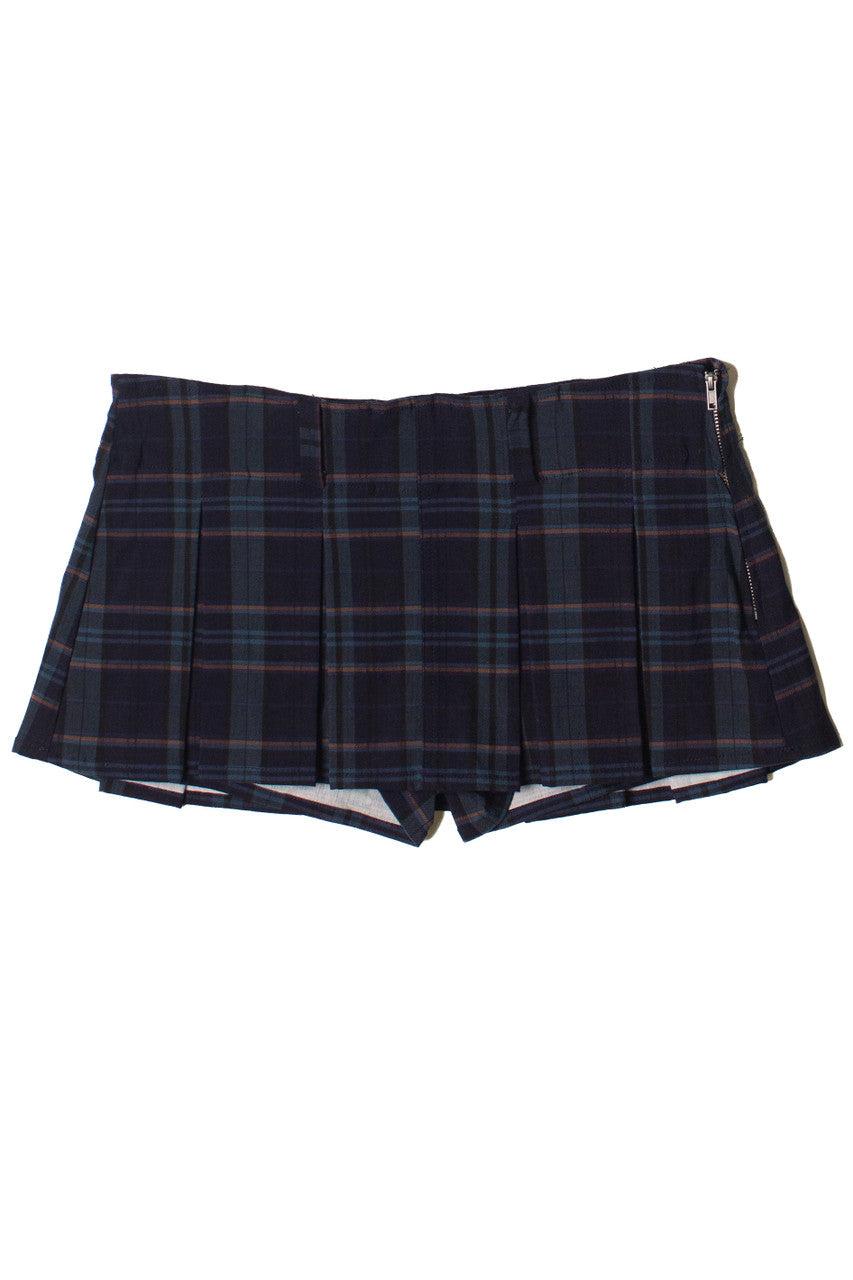 Low Rise Plaid Mini Skort Product Image
