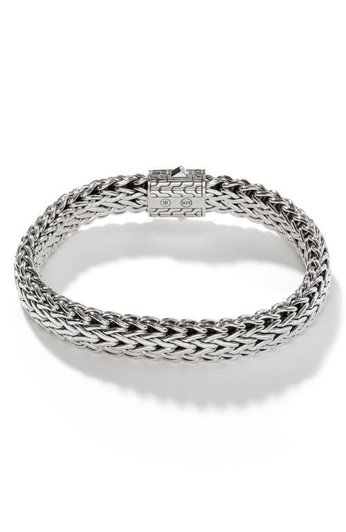 John Hardy Men's Classic Large Flat Chain Bracelet in Silver at Nordstrom, Size Medium Product Image