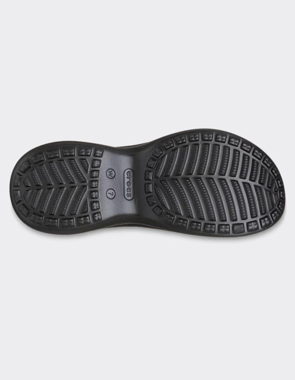 CROCS Bae Womens Slide Sandals - BLACK Product Image