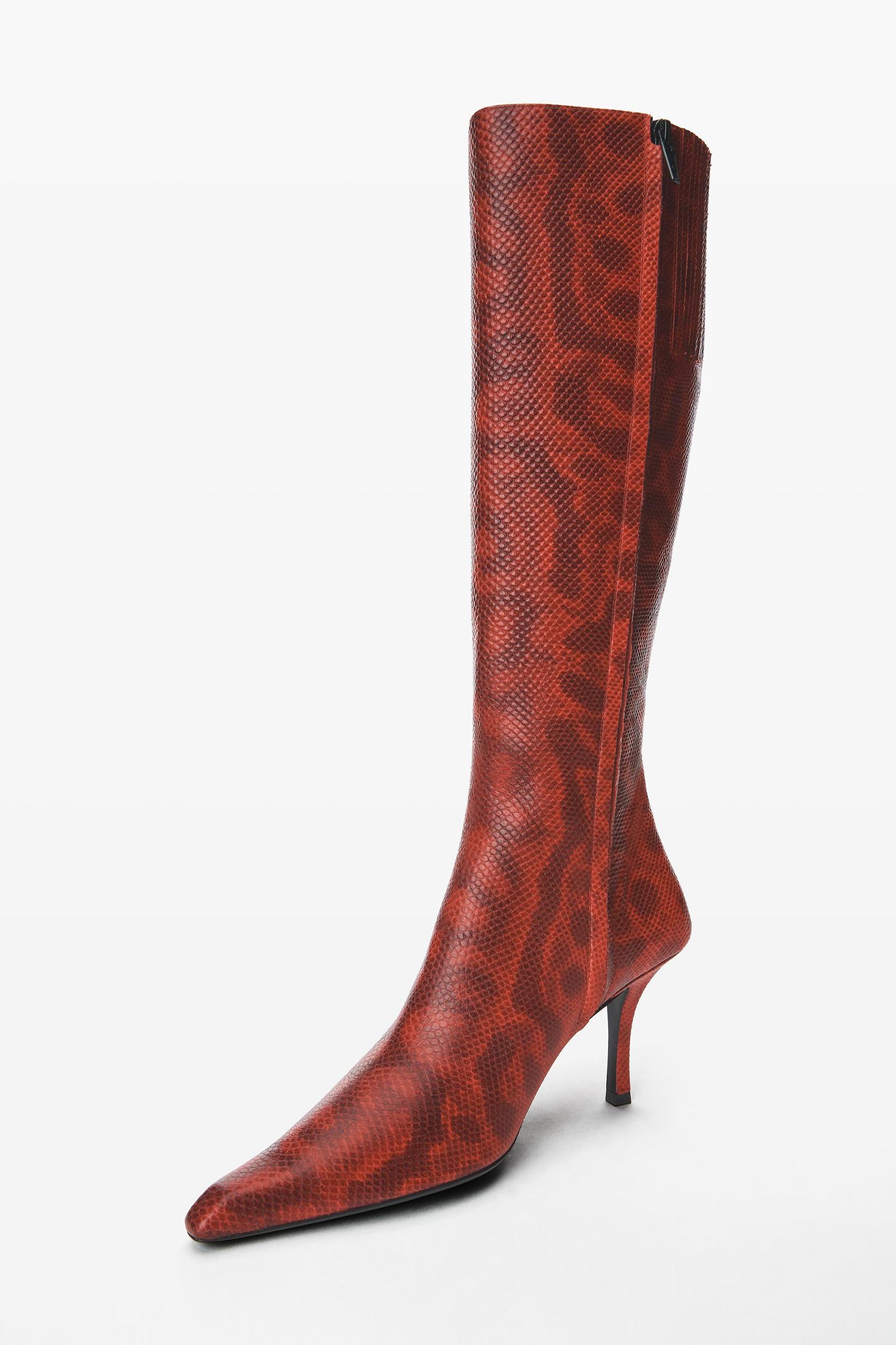 Vivica 85mm Knee-high Boot In Leather Product Image