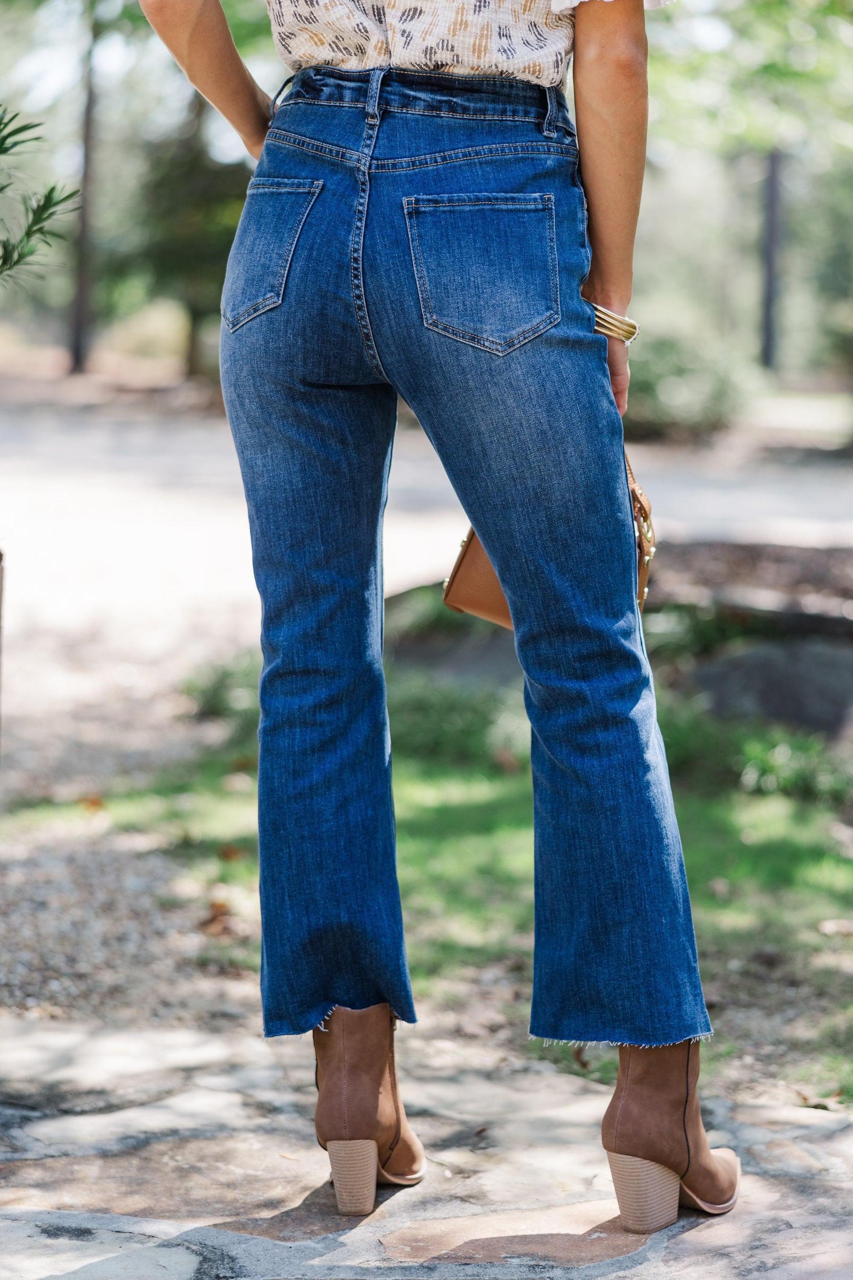 No Matter What Dark Wash Jeans Female Product Image