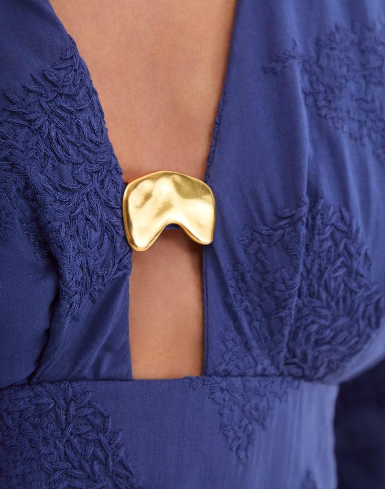 Pietra Short Dress - Sapphire Product Image