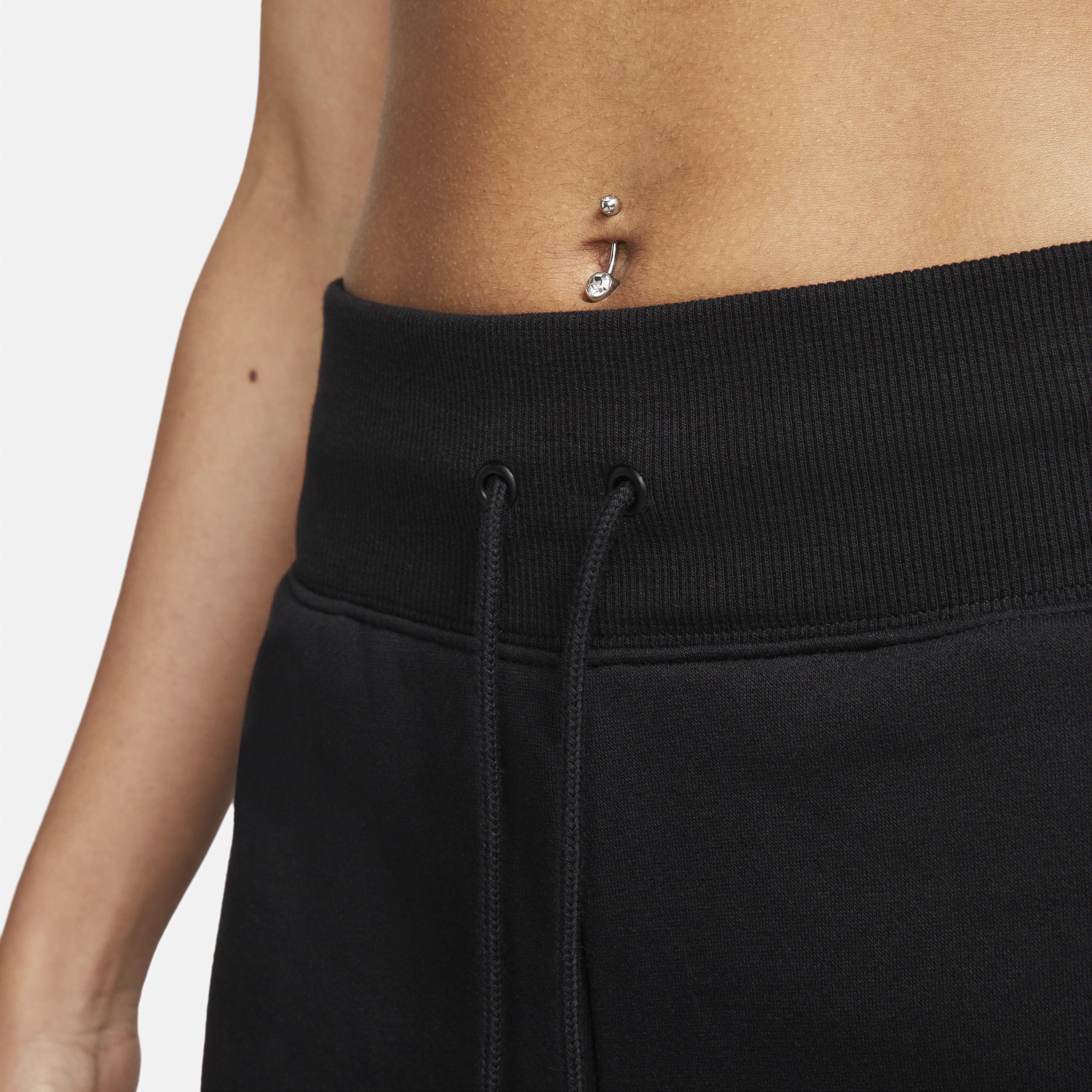 Womens Nike Sportswear Phoenix Fleece High-Waisted Wide-Leg Sweatpants | DQ5615-010 Product Image