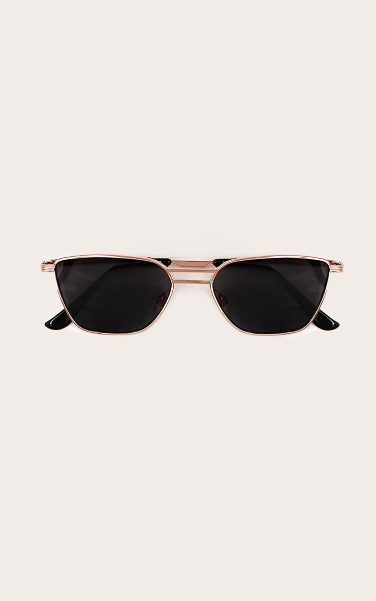 Gold Squared Cat Eye Sunglasses Product Image