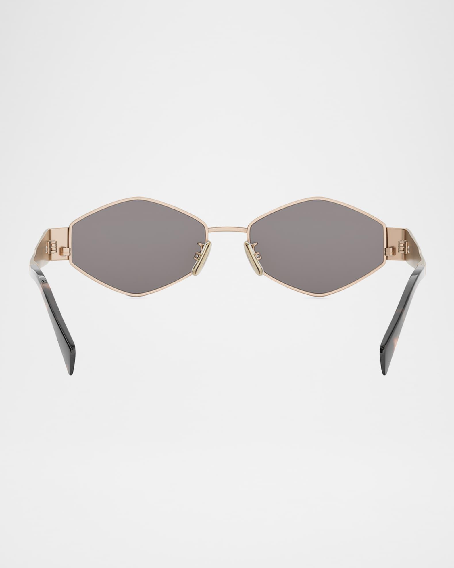 Triomphe Geometric Metal Sunglasses Product Image