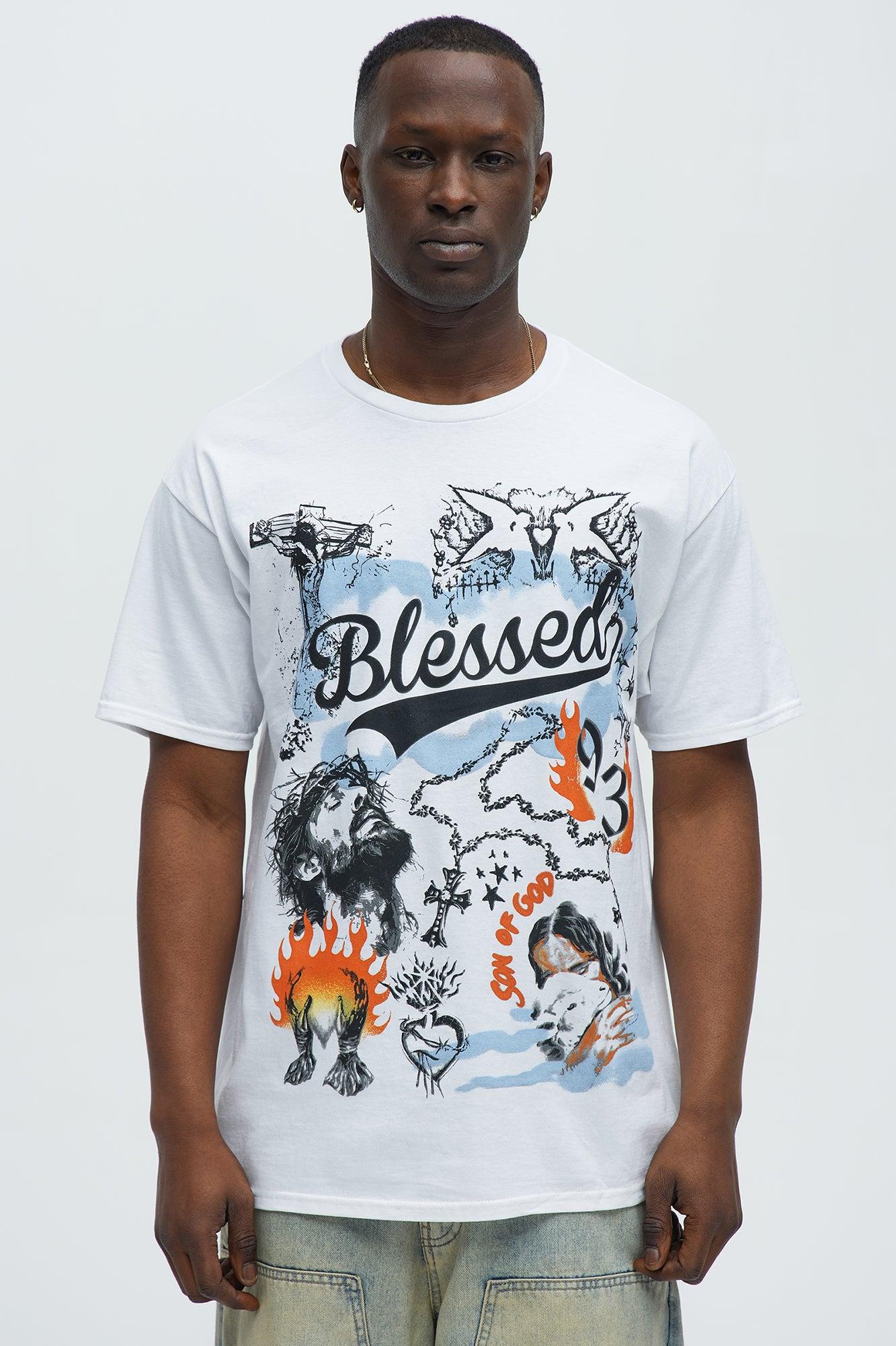 Blessed For Life Short Sleeve Tee - White Product Image